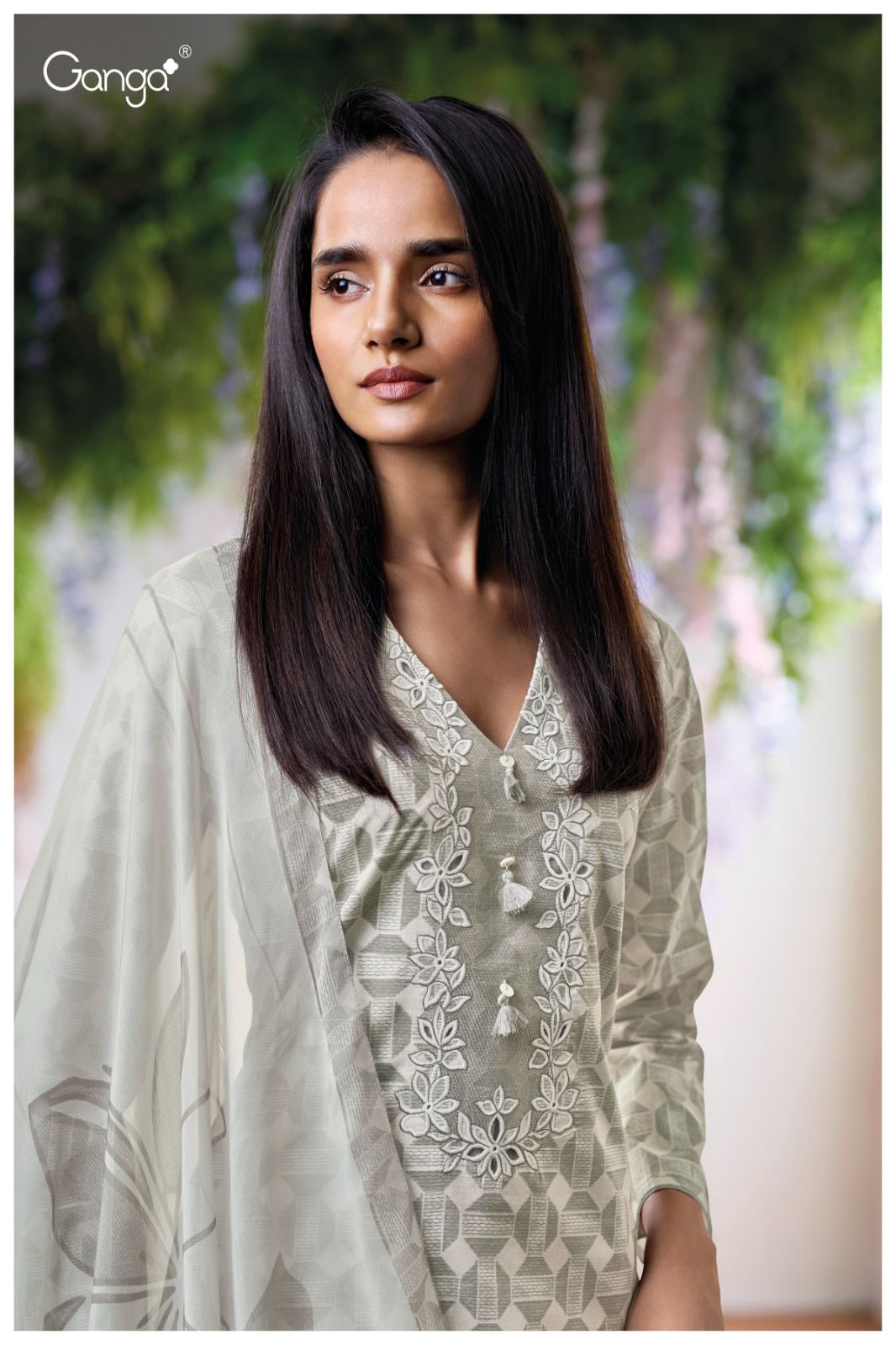 Evaraah 3617 Ganga Premium Cotton Plazzo Style Suits Wholesaler Ahmedabad