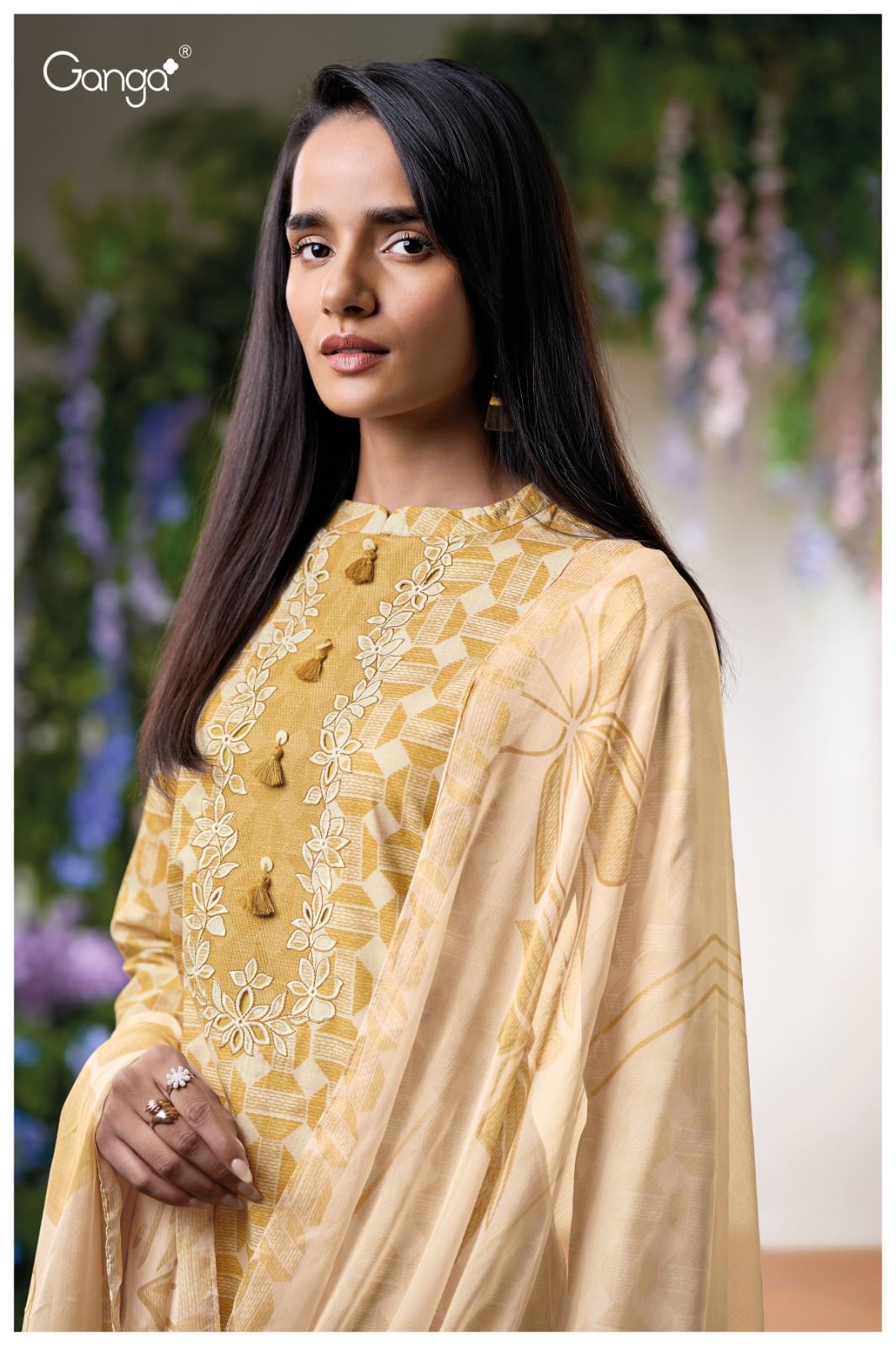 Evaraah 3617 Ganga Premium Cotton Plazzo Style Suits Wholesaler Ahmedabad