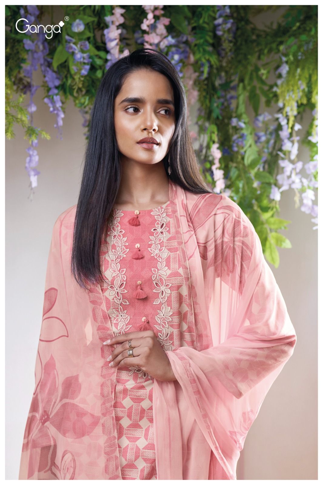 Evaraah 3617 Ganga Premium Cotton Plazzo Style Suits Wholesaler Ahmedabad