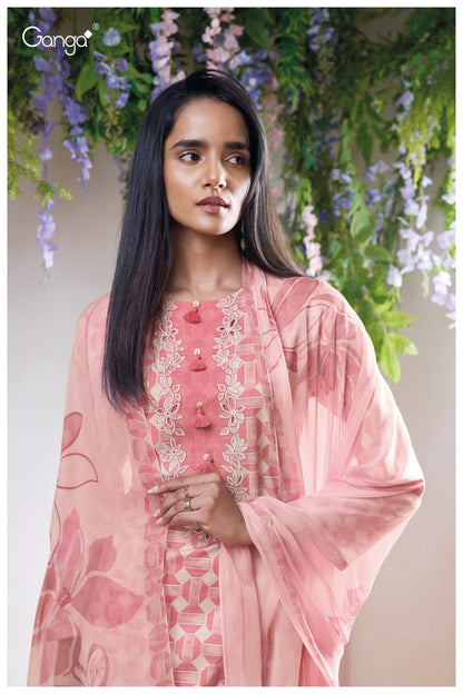 Evaraah 3617 Ganga Premium Cotton Plazzo Style Suits Wholesaler Ahmedabad