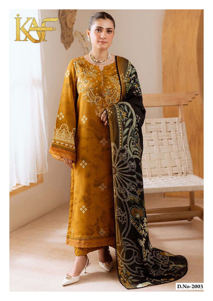 Evayra Gulaal Vol 2 Kaf Cotton Karachi Salwar Suits Supplier