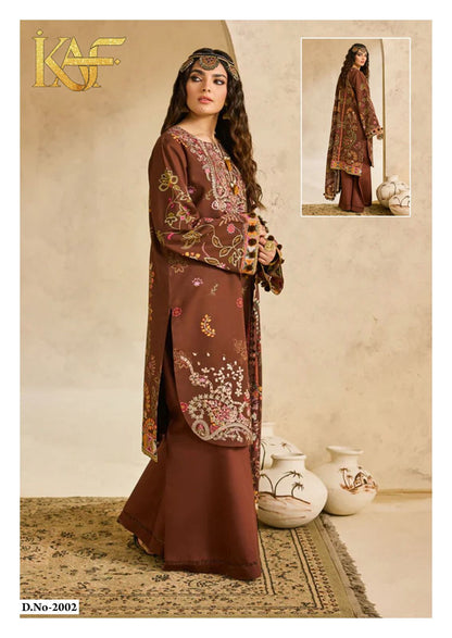 Evayra Gulaal Vol 2 Kaf Cotton Karachi Salwar Suits Supplier