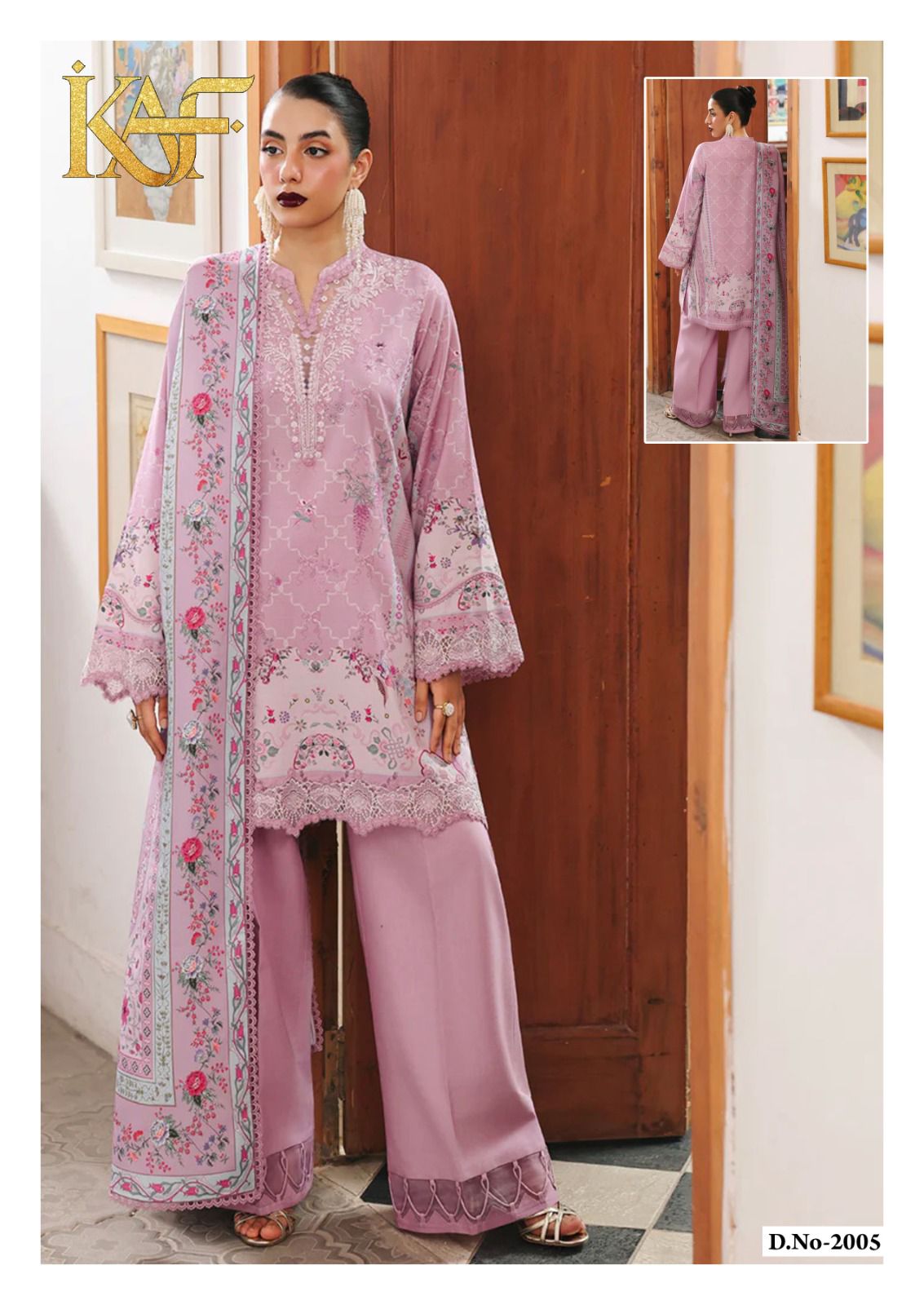 Evayra Gulaal Vol 2 Kaf Cotton Karachi Salwar Suits Supplier