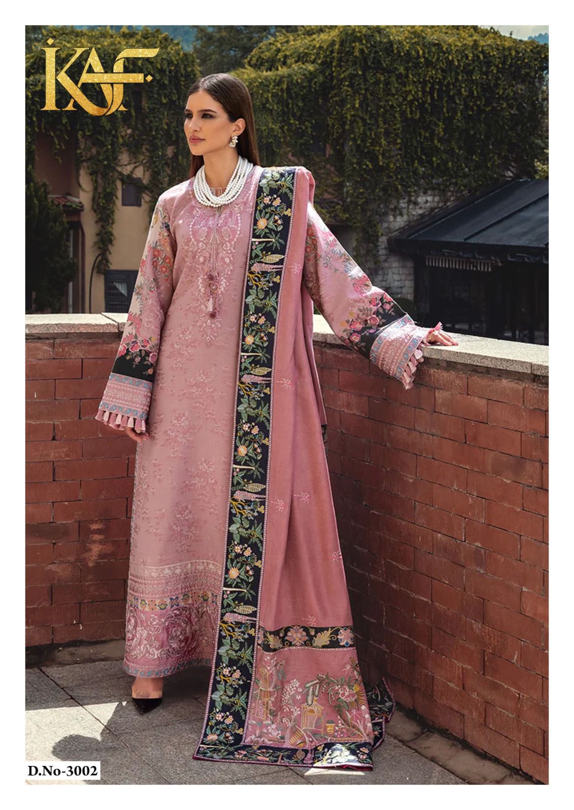 Evayra Gulaal Vol 3 Kaf Lawn Cotton Karachi Salwar Suits Supplier Ahmedabad