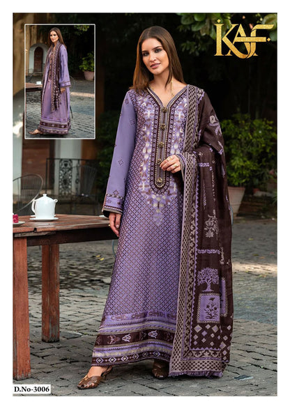 Evayra Gulaal Vol 3 Kaf Lawn Cotton Karachi Salwar Suits Supplier Ahmedabad