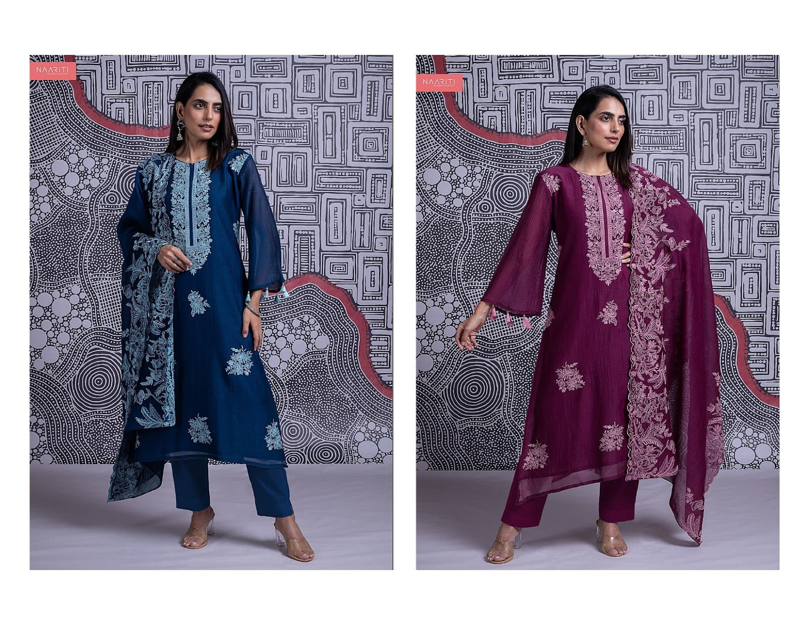 Eveez Naariti Mul Pant Style Suits Manufacturer