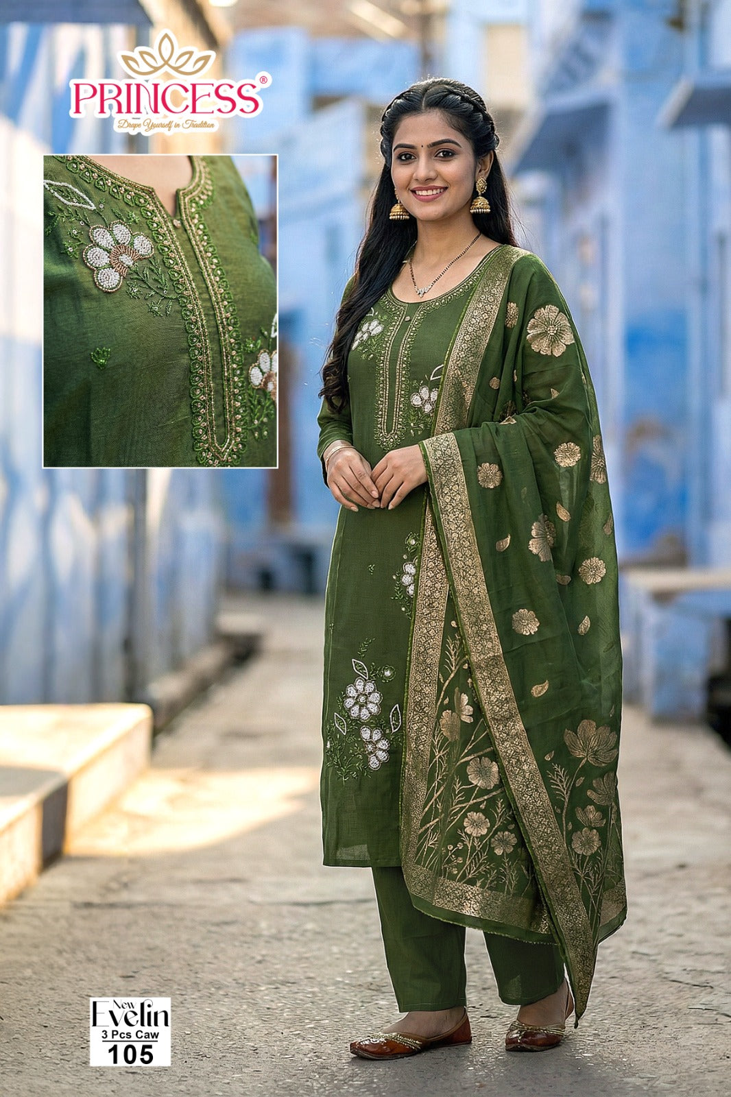 Evelin Princess Creation Vatican Readymade Pant Style Suits Wholesale Price