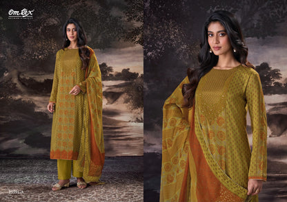 Evelynn Omtex Muslin Silk Pant Style Suits Supplier Ahmedabad