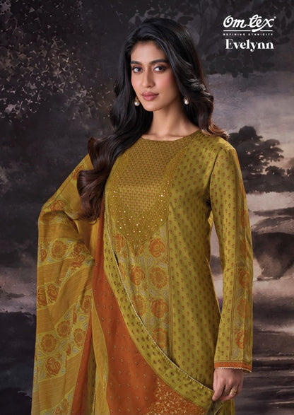 Evelynn Omtex Muslin Silk Pant Style Suits Supplier Ahmedabad