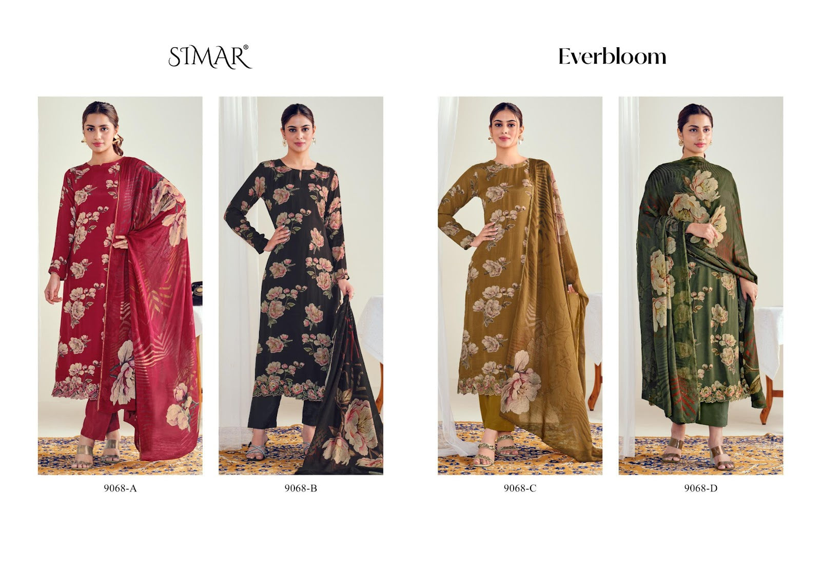Everbloom Simar Pure Viscose Pant Style Suits Supplier