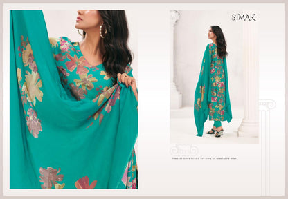 Everbloom Vol 2 Simar Viscose Muslin Pant Style Suits Exporter Gujarat