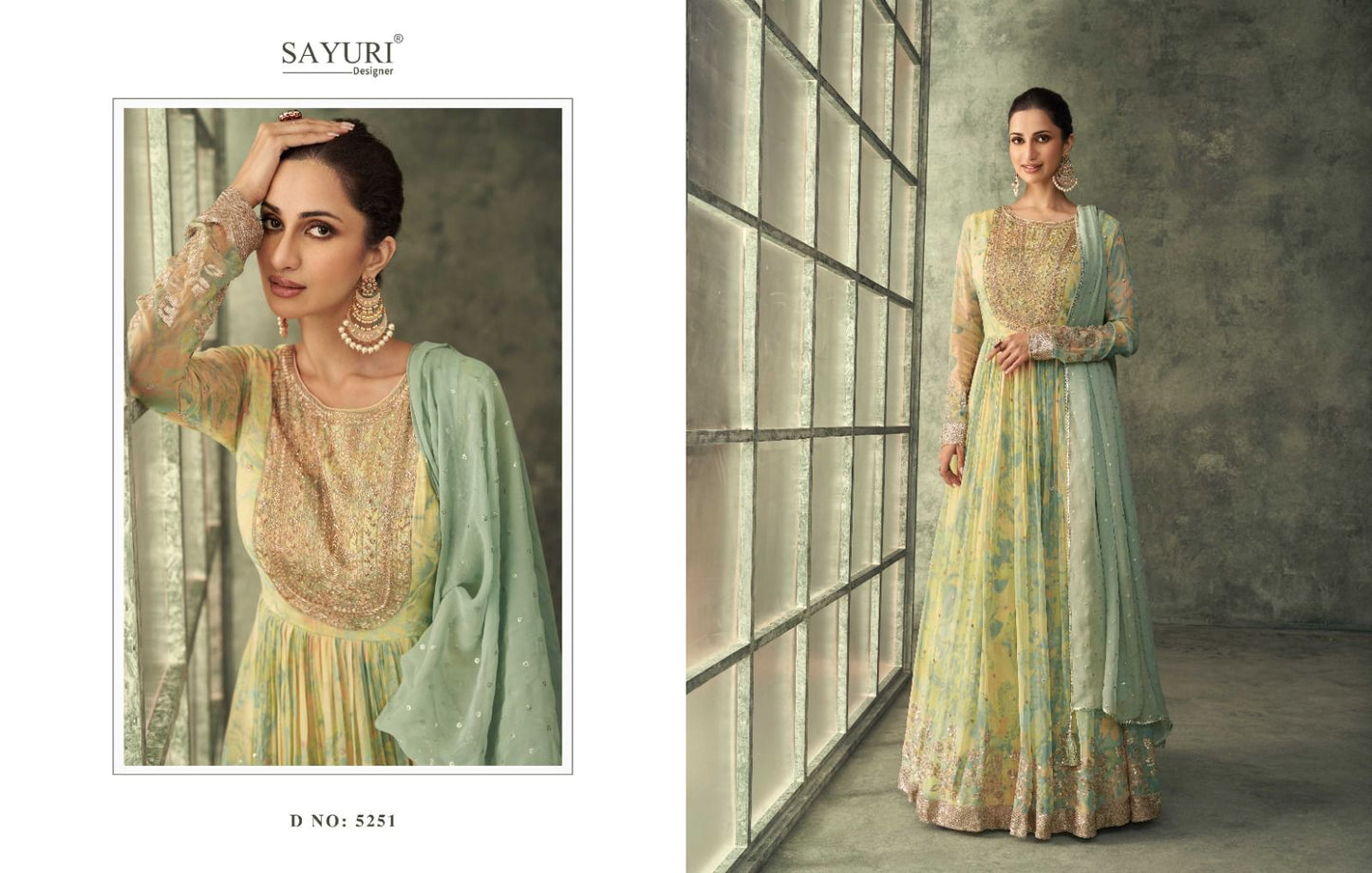 Evergreen Sayuri Georgette Indo Western Pair Supplier Gujarat
