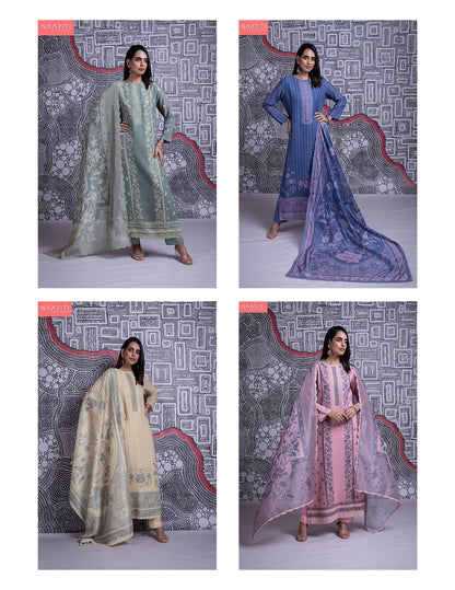 Everly 2 Naariti Linen Pant Style Suits Manufacturer Ahmedabad