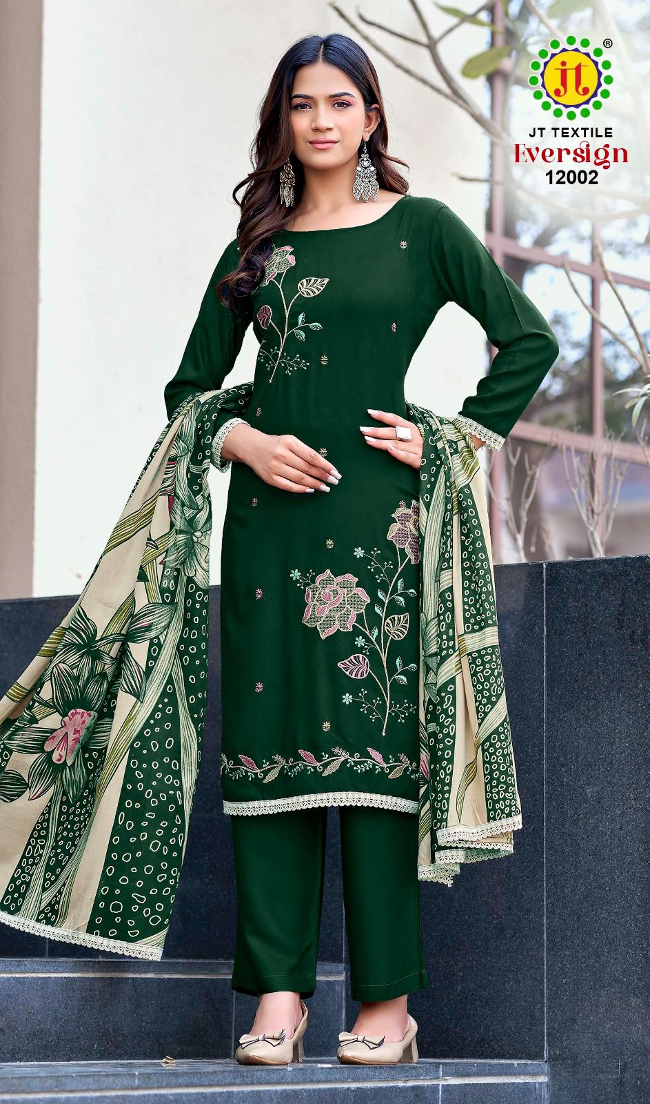 Eversign Vol 12 Jt Rayon Pant Style Suits Manufacturer India
