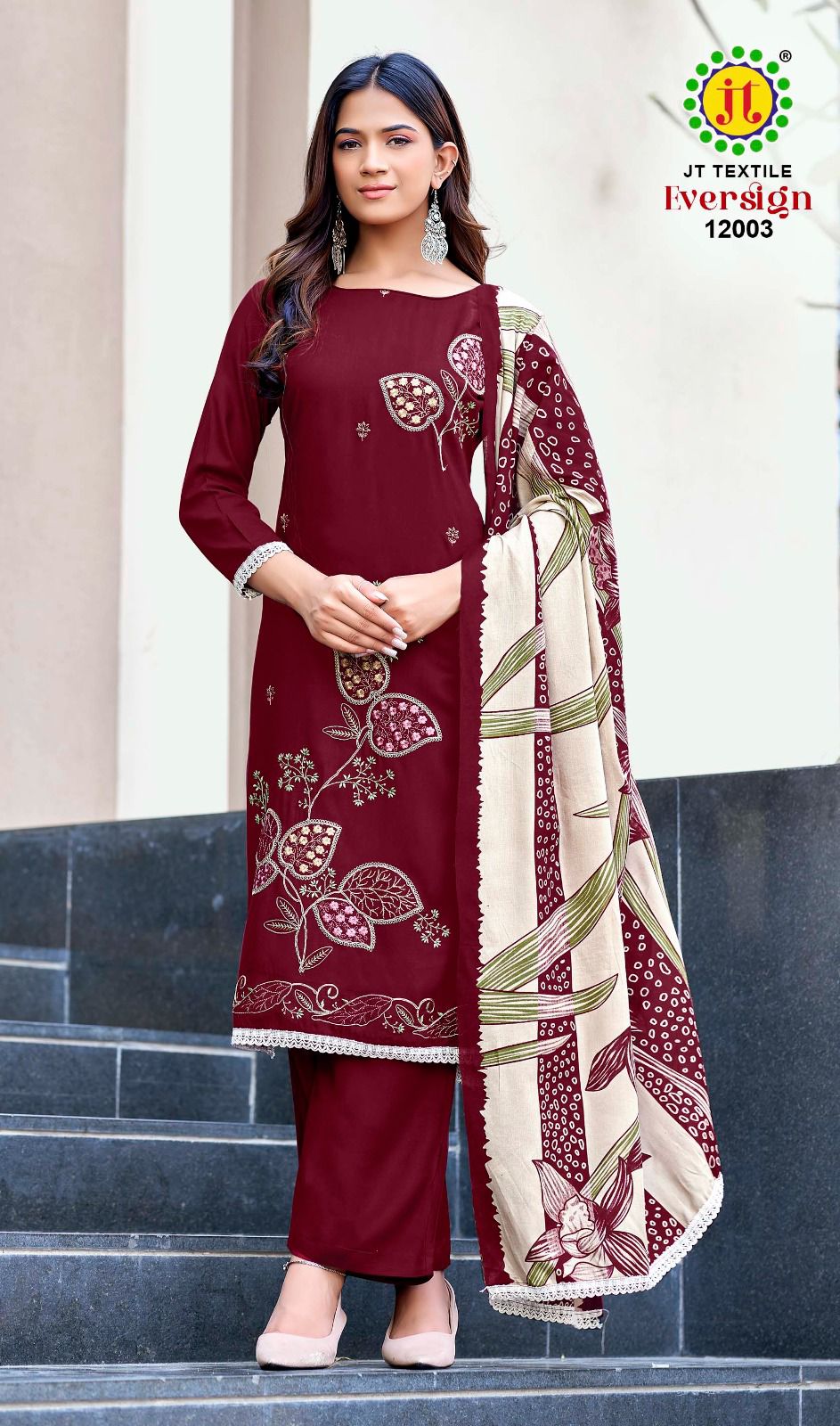 Eversign Vol 12 Jt Rayon Pant Style Suits Manufacturer India