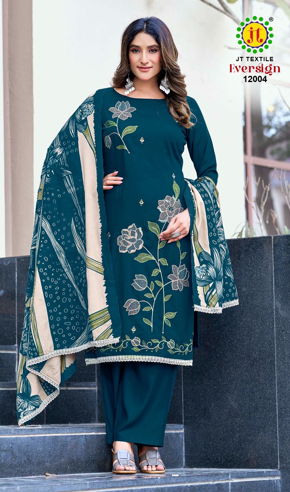 Eversign Vol 12 Jt Rayon Pant Style Suits Manufacturer India