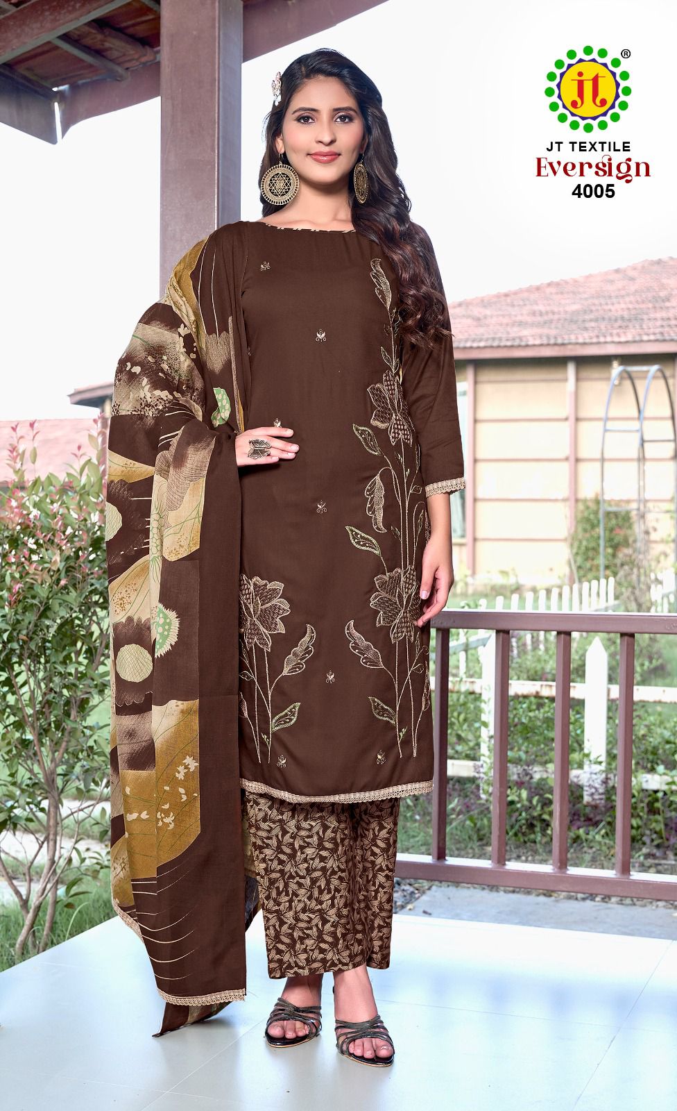 Eversign Vol 4 Jt Rayon Pant Style Suits Wholesaler Gujarat