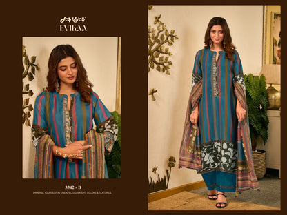Evikaa 3342 Jay Vijay Mal Chanderi Pant Style Suits Manufacturer Ahmedabad