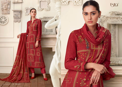 Evolet Esta Designs Pashmina Suits Supplier Ahmedabad