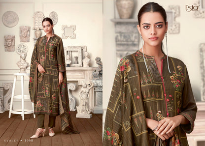 Evolet Esta Designs Pashmina Suits Supplier Ahmedabad