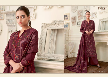 Evolet Esta Designs Pashmina Suits Supplier Ahmedabad