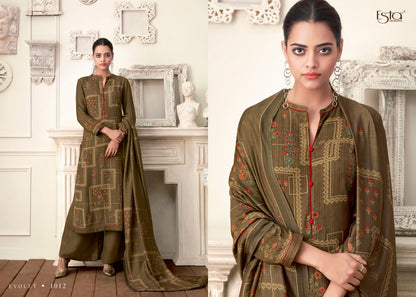 Evolet Esta Designs Pashmina Suits Supplier Ahmedabad