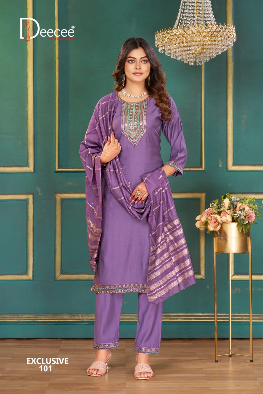 Exclusive Deecee Vatican Readymade Pant Style Suits Wholesaler Gujarat