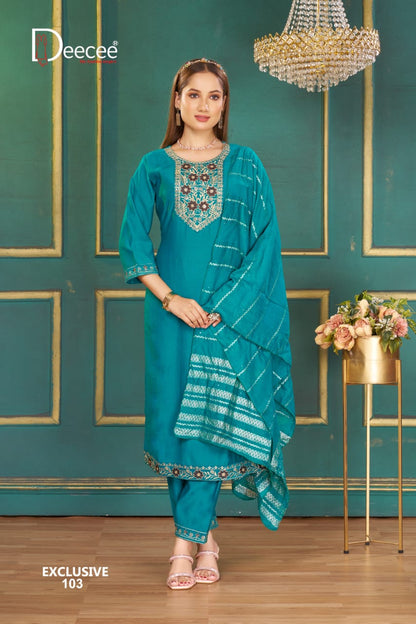 Exclusive Deecee Vatican Readymade Pant Style Suits Wholesaler Gujarat