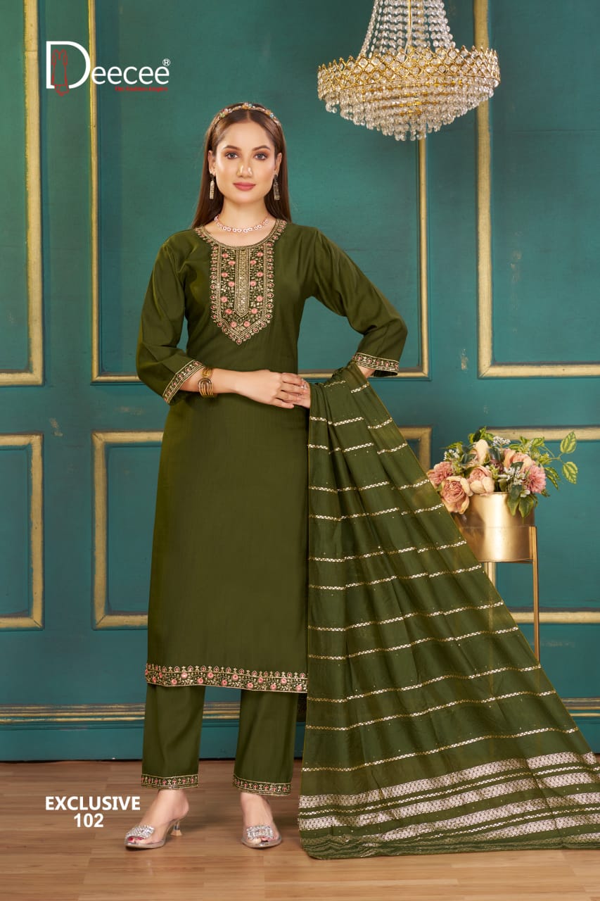 Exclusive Deecee Vatican Readymade Pant Style Suits Wholesaler Gujarat
