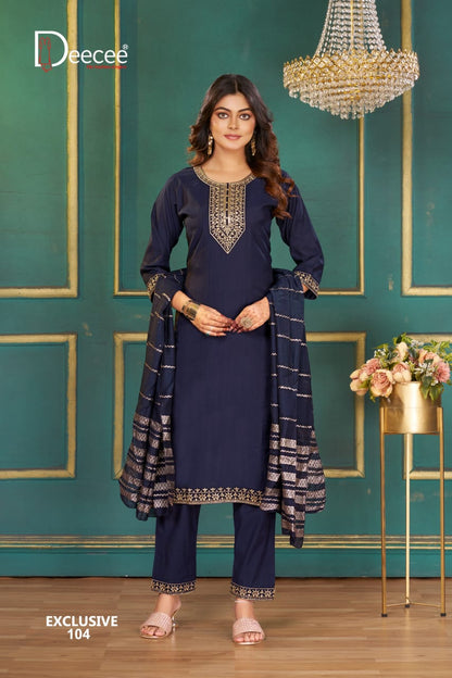 Exclusive Deecee Vatican Readymade Pant Style Suits Wholesaler Gujarat