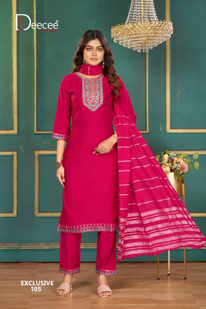 Exclusive Deecee Vatican Readymade Pant Style Suits Wholesaler Gujarat