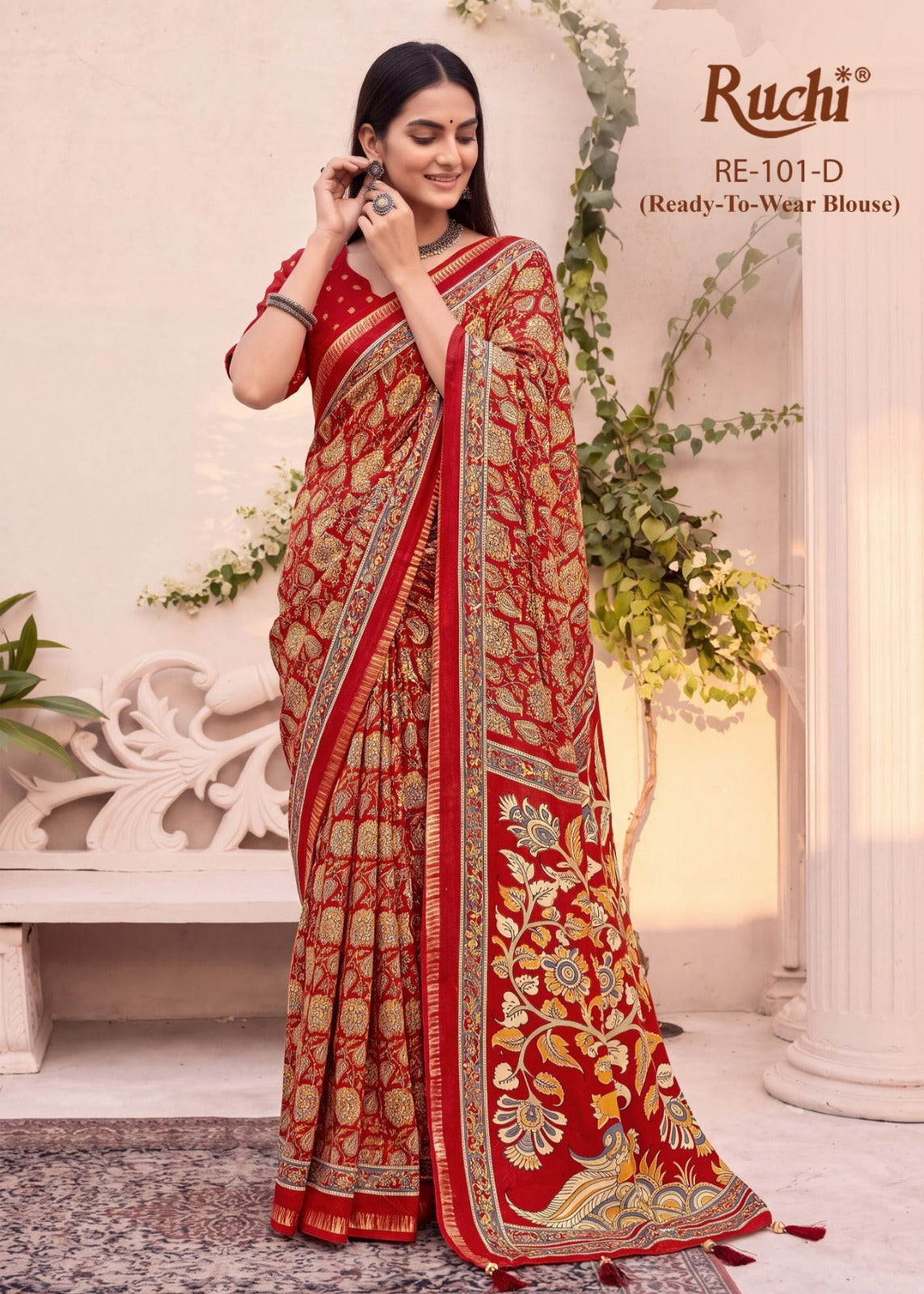 Exclusive Vol 101 Ruchi Georgette Sarees Wholesaler Gujarat