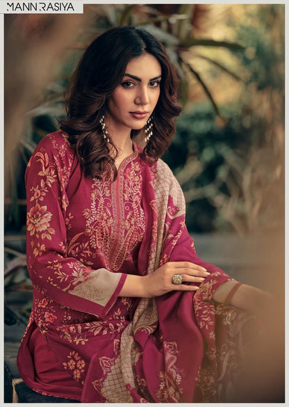 Ezo Mannrasiya Bemberg Muslin Pant Style Suits Wholesaler India