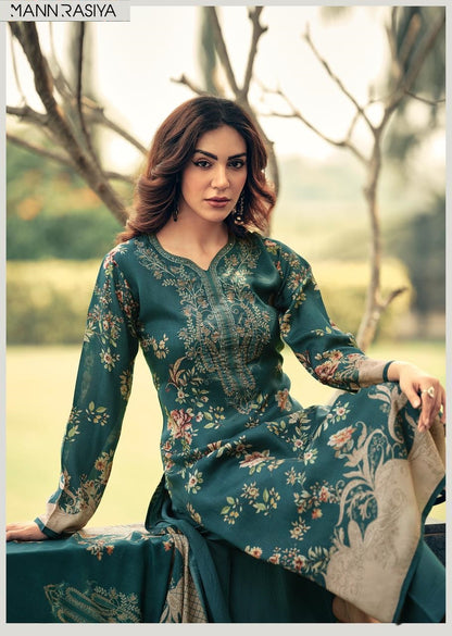Ezo Mannrasiya Bemberg Muslin Pant Style Suits Wholesaler India