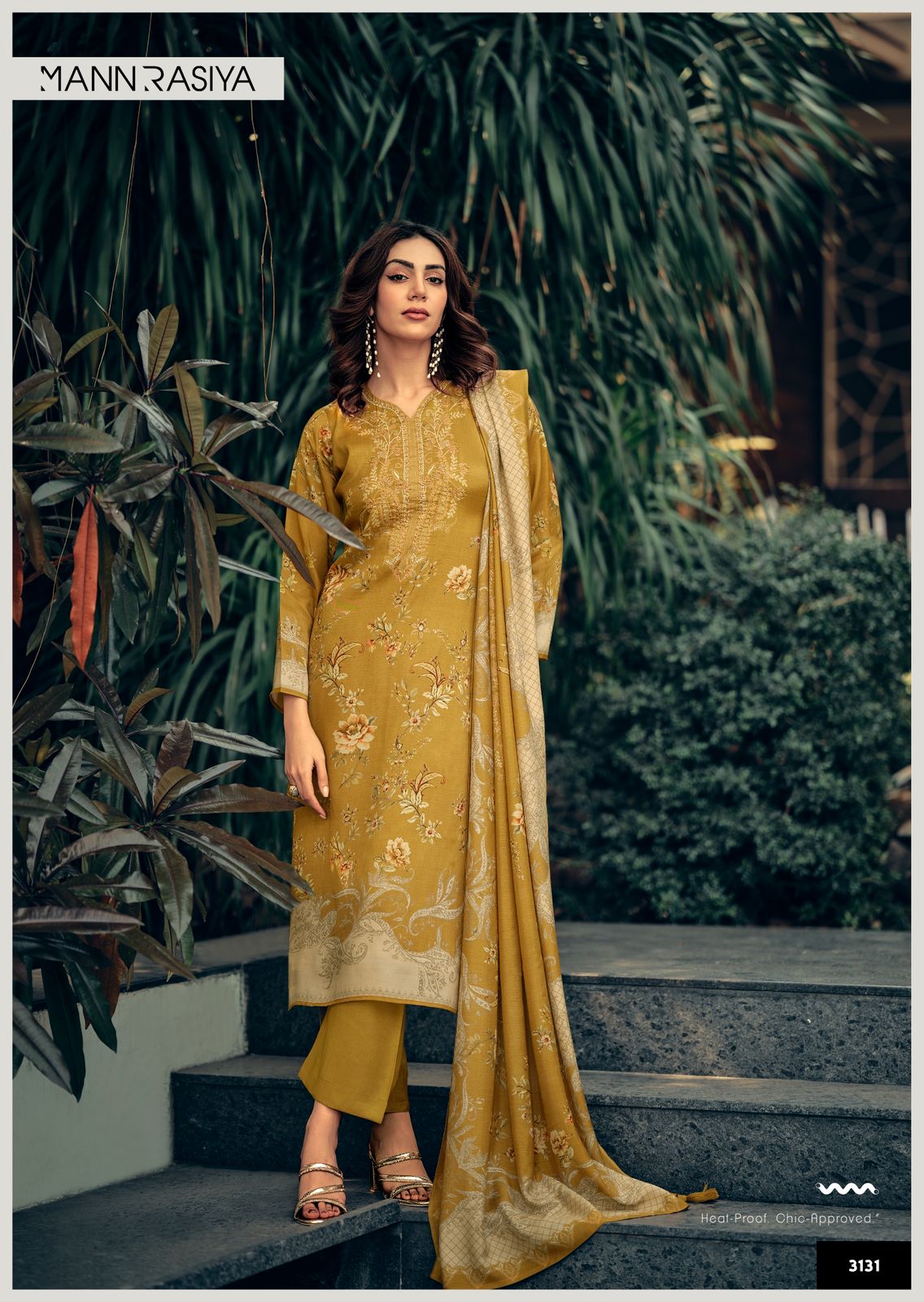 Ezo Mannrasiya Bemberg Muslin Pant Style Suits Wholesaler India