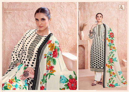 Ezra Alok Cambric Karachi Salwar Suits Supplier Gujarat