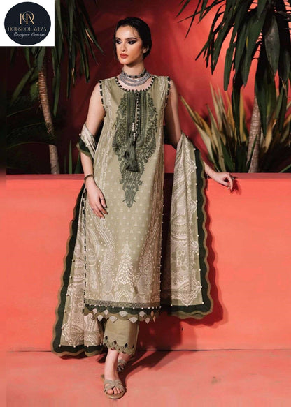 Ezra Vol 2 Luxury Heavy Cotton Collection House Of Ayeza Karachi Salwar Suits Wholesaler Ahmedabad