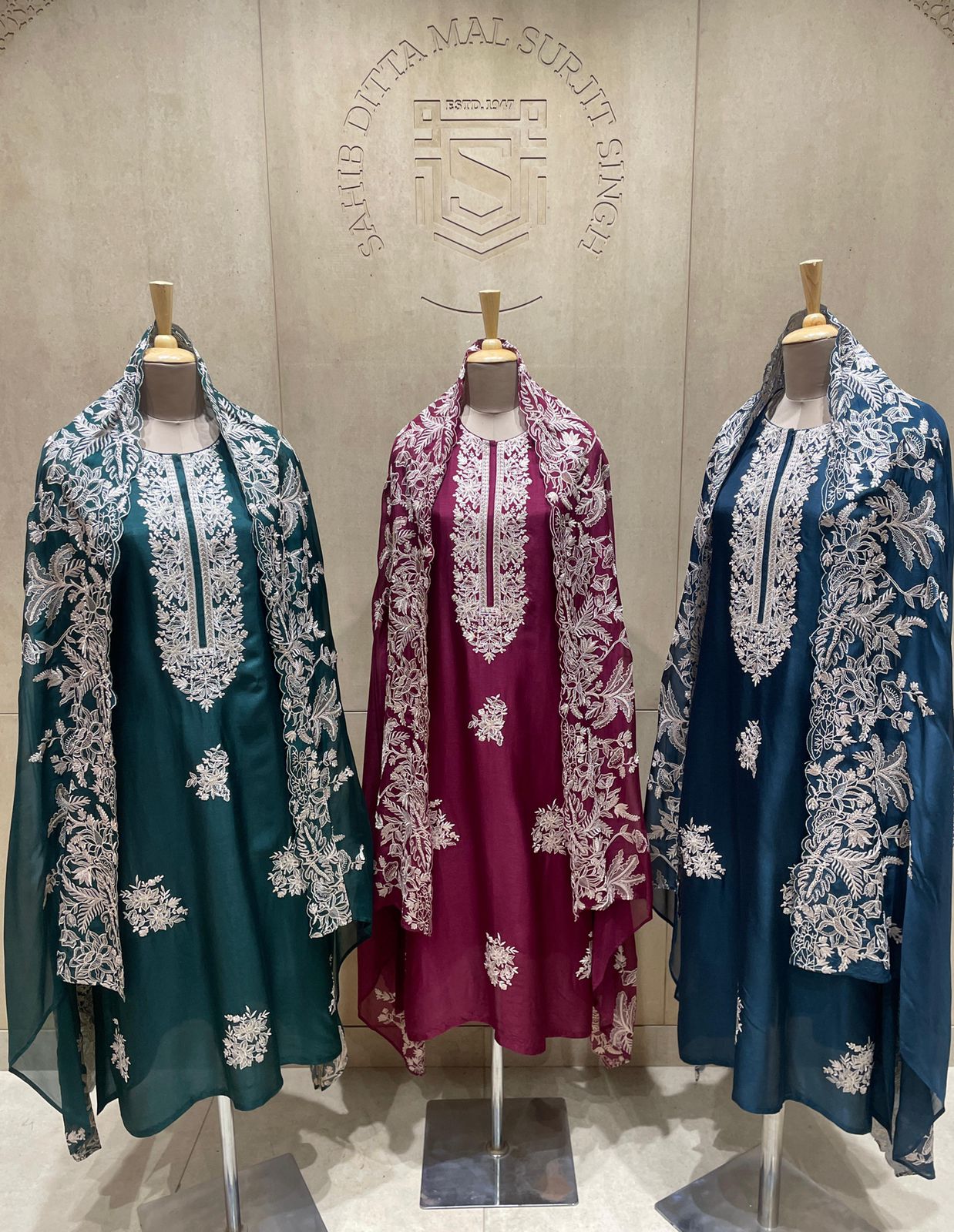 Faaroz Naariti Silk Pant Style Suits Exporter Ahmedabad