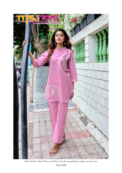 Fabulous Tips Tops Cotton Co Ord Set Supplier Ahmedabad