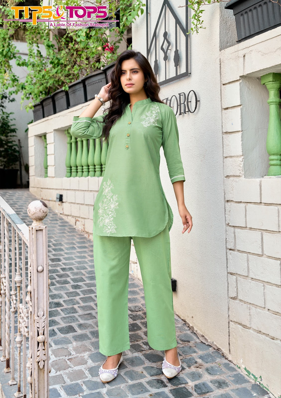 Fabulous Tips Tops Cotton Co Ord Set Supplier Ahmedabad