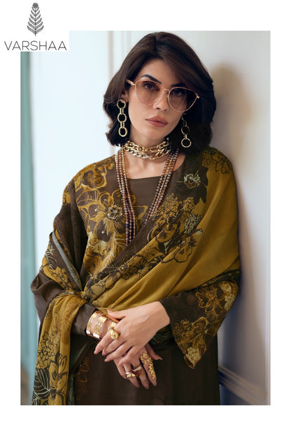 Fabulous Varshaa Viscose Muslin Pant Style Suits Exporter India