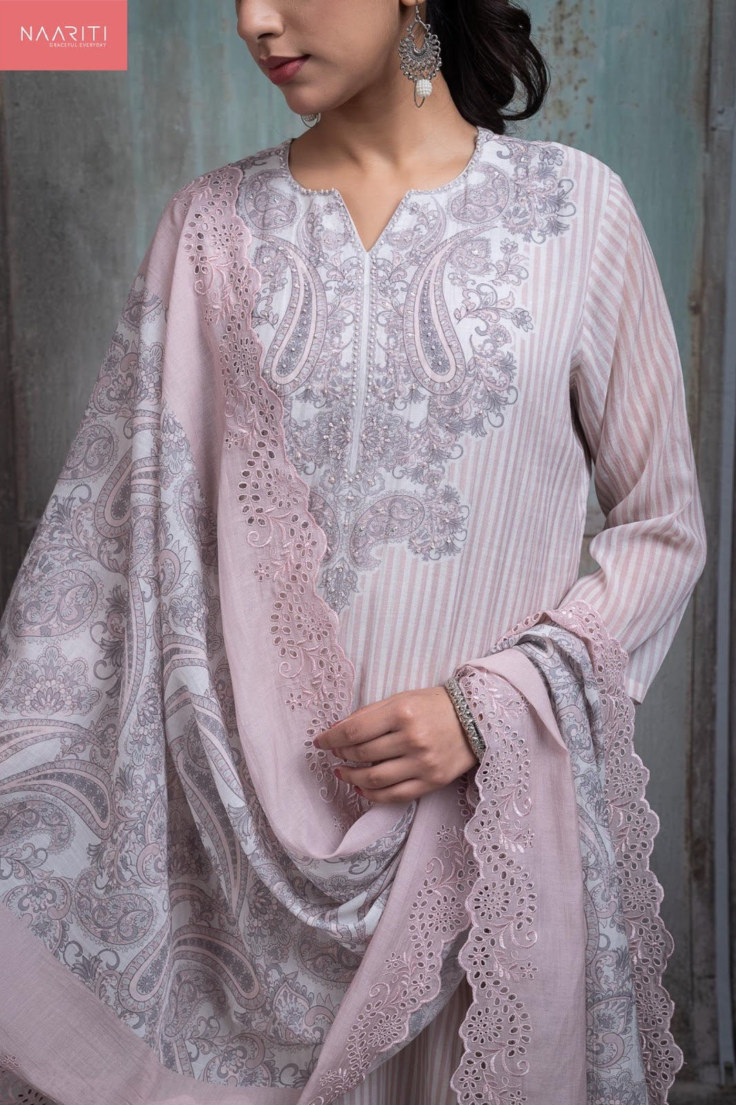 Fahar Naariti Mul Chanderi Pant Style Suits Manufacturer