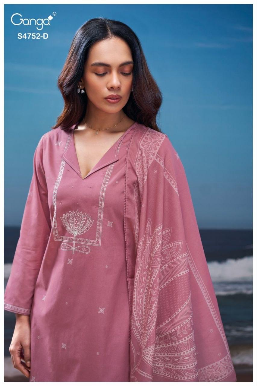 Faira S4752 Ganga Cotton Pant Style Suits Wholesale
