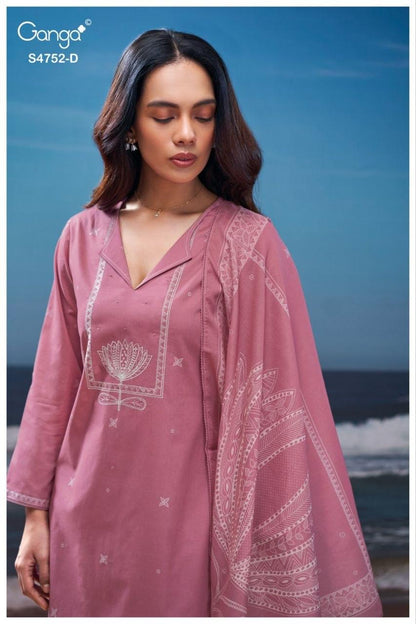 Faira S4752 Ganga Cotton Pant Style Suits Wholesale