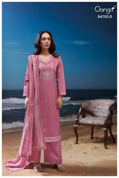 Faira S4752 Ganga Cotton Pant Style Suits Wholesale
