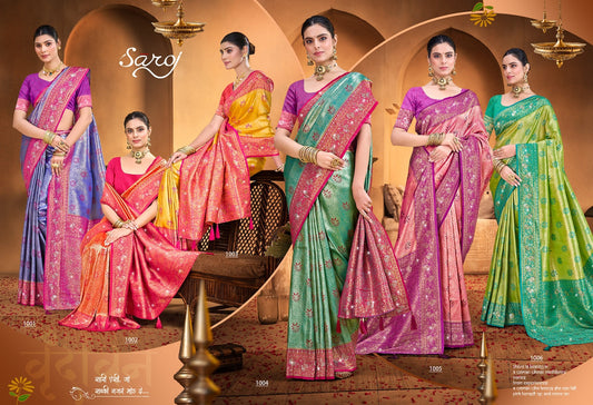 Fairmont Silk Saroski Vol 1 Saroj Kanjivaram Silk Sarees Supplier India
