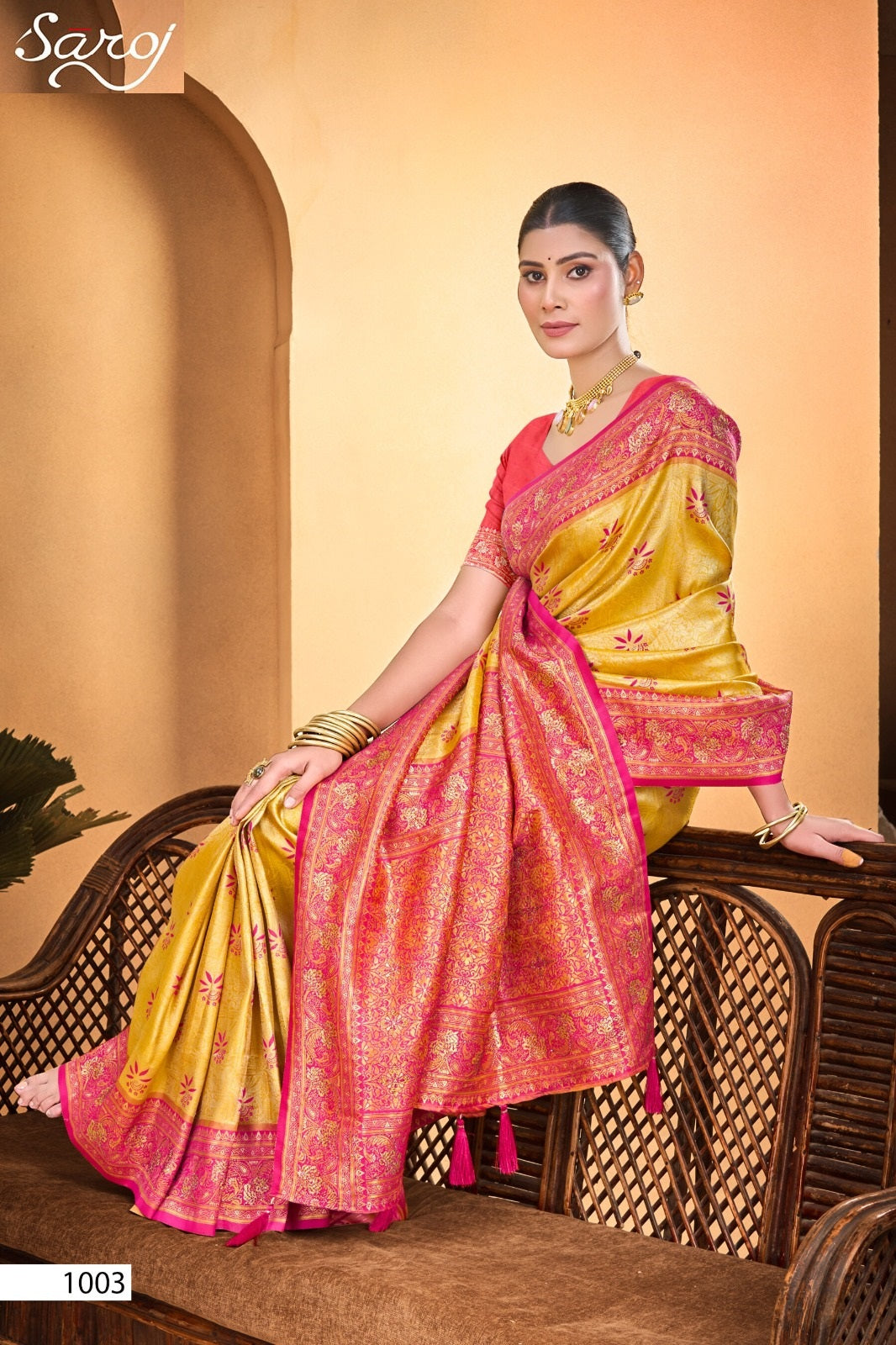 Fairmont Silk Saroski Vol 1 Saroj Kanjivaram Silk Sarees Supplier India