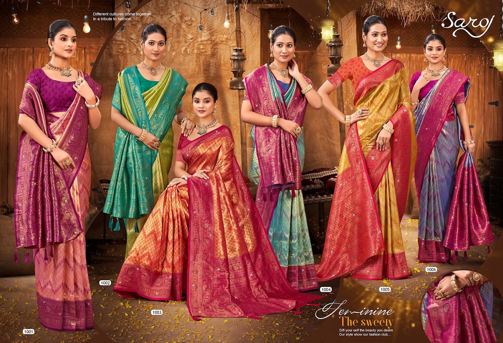 Fairmont Silk Saroski Vol 2 Saroj Kanjivaram Silk Sarees Exporter India