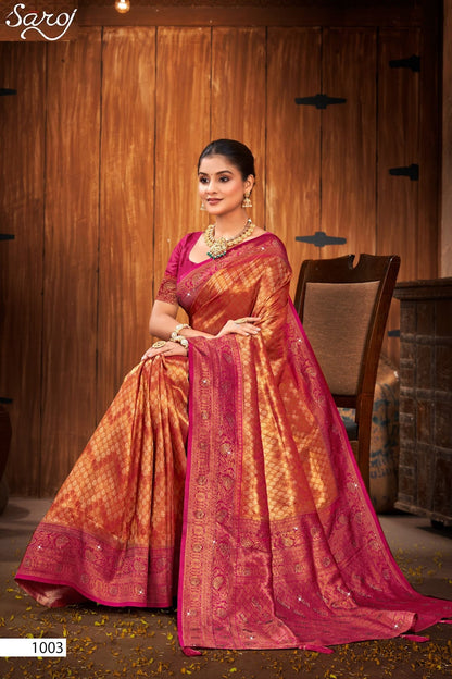 Fairmont Silk Saroski Vol 2 Saroj Kanjivaram Silk Sarees Exporter India