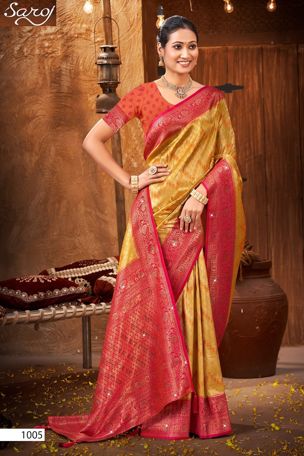 Fairmont Silk Saroski Vol 2 Saroj Kanjivaram Silk Sarees Exporter India
